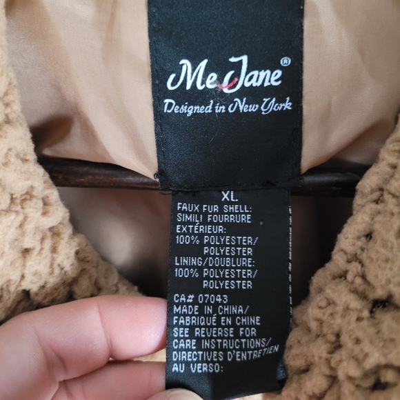 MEJANE | full zip large pocket teddy faux fur shearling jacket - Picture 6 of 6